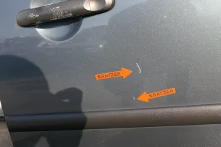 VW Caddy 3 2k Beifahrertür Tür hinten links grau LD7U Scheibe Schiebetür - Bild 6