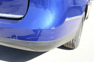 VW Passat 3C Kombi Stoßstange hinten Heckstoßstange Stoßfänger blau LC5E - Bild 2