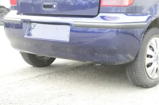 VW Polo 6N2 Stoßstange hinten Heckstoßstange Stoßfänger blau LB5N indigoblau t - Bild 3