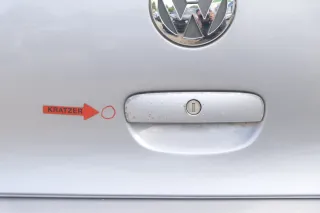 VW Polo 9N Fun Heckklappe Kofferraumklappe Klappe hinten silber LA7W metall - Bild 2
