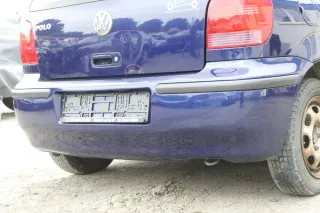 VW Polo 6N2 Stoßstange hinten Heckstoßstange Stoßfänger blau LB5N indigoblau b - Bild 2