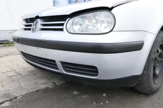 VW Golf 4 Stoßstange vorne Stoßfänger vorn vorne silber LB7Z satinsilber c - Bild 2