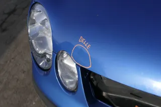 VW Polo 9N Motorhaube Klappe vorne blau LA5M bisca.Bj.2004 - Bild 2