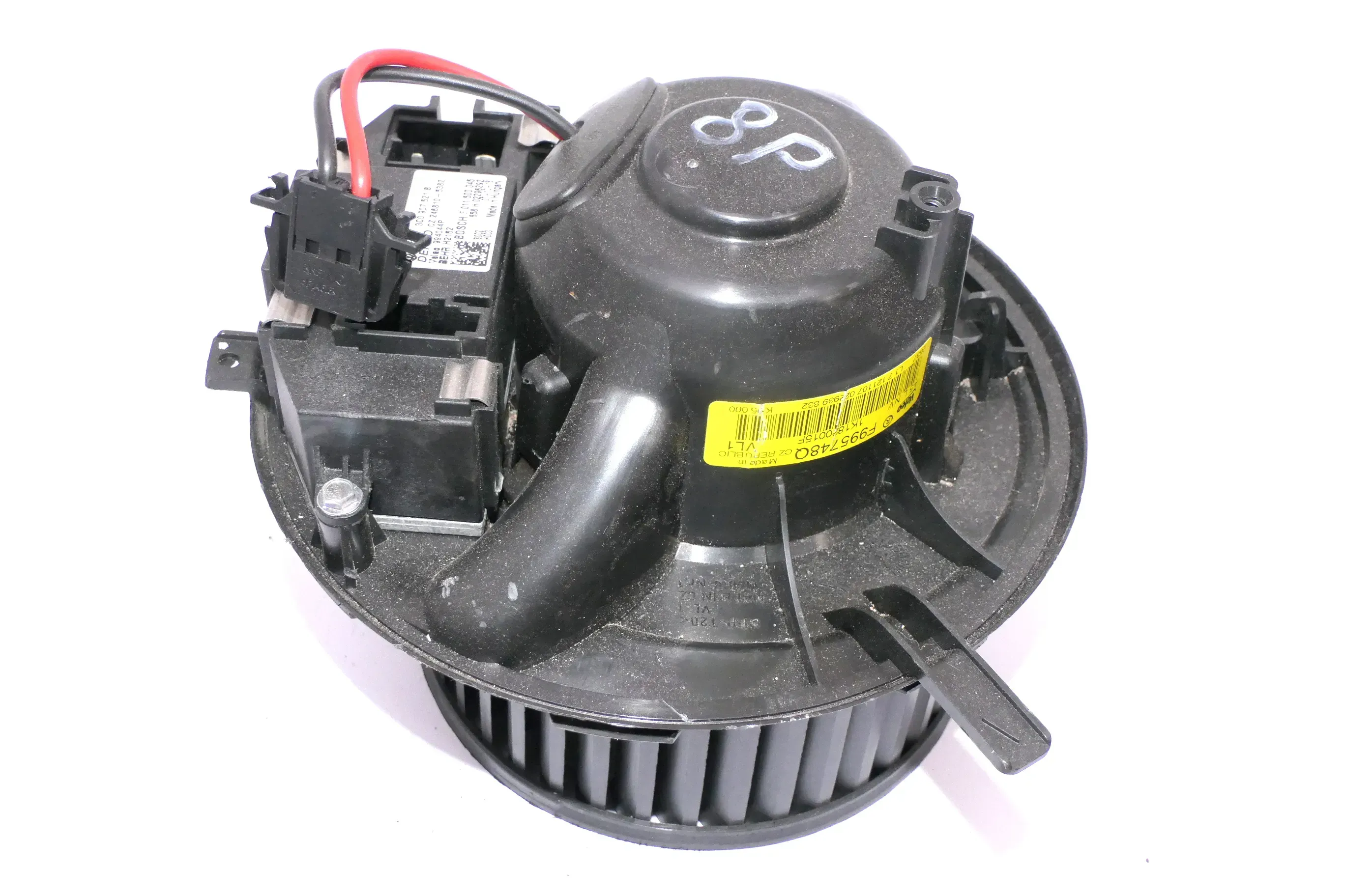 VW Golf 5 V A3 Lüfter Lüftermotor Motor Heizung Innen 1K1820015F Widerstand 3C09 - Bild 1