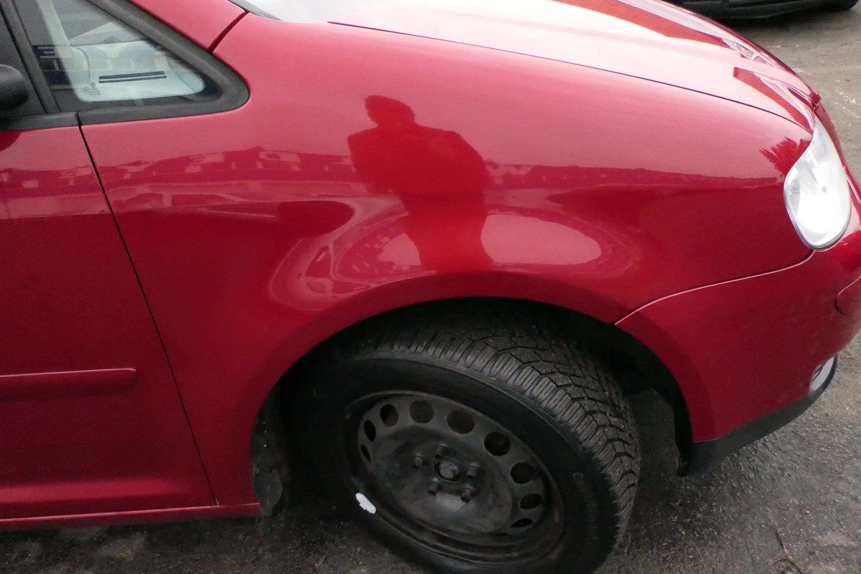 VW Touran 1T Kotflügel vorne rechts braun rot LA3W 1T0821022A ca.2003-2006 - Bild 1