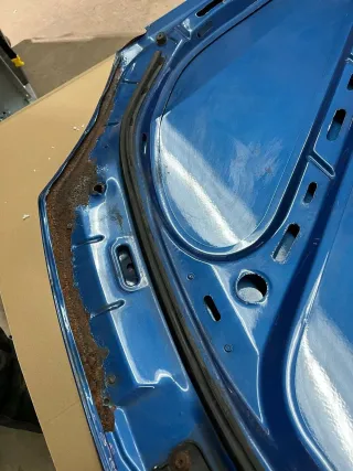 VW Golf 5 V 1K Motorhaube Haube Klappe vorne blau LC5G - Rost ROST Rost - Bild 8