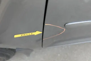 VW Touran 1T 1T3 Tür vorne links Fahrertür grau LD7X  - OHNE Anbauteile - Bild 4