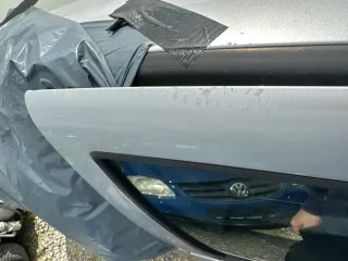 VW Golf 4 Tür vorne rechts Beifahrertür 2/3-Türer LA7W silber grau ohnAnbauteile - Bild 2