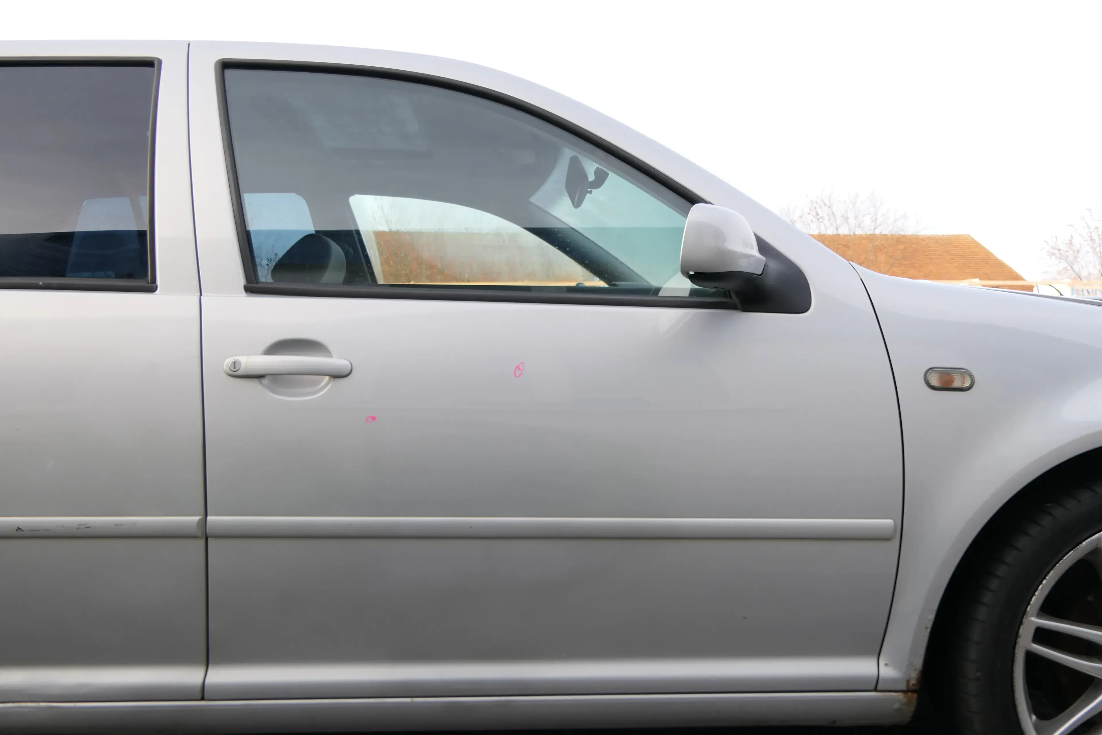 VW Golf 4 Bora Tür vorne rechts Beifahrertür 4/5-Türer+Kombi Variant LB7Z silber - Bild 1