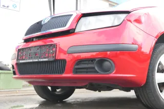 Skoda Fabia 6Y Stoßstange Stoßfänger vorne rot LF3K 2004-2008 - Facelift - Bild 4