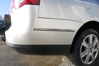VW Passat 3C Kombi Stoßstange hinten Heckstoßstange Stoßfänger silber grau LA7W - Bild 2