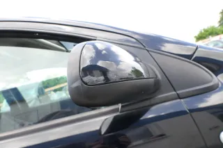 VW Fox 5Z mechanisch Spiegel Außenspiegel + Glas rechts schwarz L041 elektrisc - Bild 2