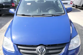 VW Fox 5Z Motorhaube Klappe vorn vorne blau LL5M Haube - Bild 1