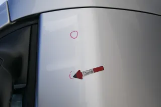 VW Lupo Seat Arosa Tür vorne rechts Beifahrertür silber grau LS7N (für elektr.Fe - Bild 3
