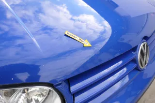 VW Golf 4 Motorhaube Haube Klappe vorne blau LW5Z - Bild 8