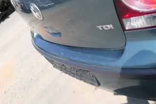 VW Polo 9N 9N3 Stoßstange Heckstoßstange hinten blau grün LA6L - Bild 6