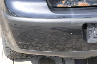 VW Polo 9N 9N3 Stoßstange Heckstoßstange hinten schwarz L041 - Bild 6