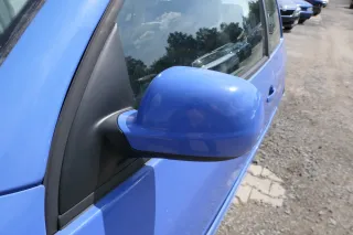 VW Lupo Arosa manueller Spiegel Außenspiegel links manuell blau LW5Z - Bild 1