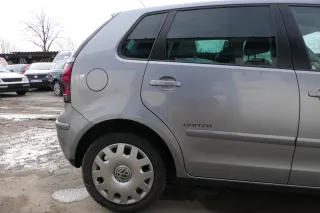 VW Polo 9N 9N3 Tür hinten rechts 4/5-Türer grau silber LA7R - ohne Anbauteile - Bild 1