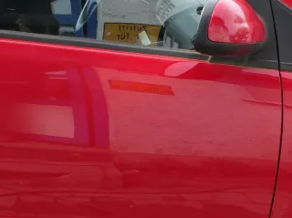 VW Fox 5Z Tür vorne rechts Beifahrertür rechts rot LY3D - ohne Anbauteile - Bild 4