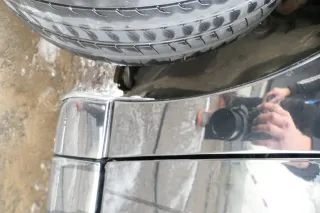 VW Polo 6N 6N1 Kotflügel vorne links schwarz L041 - Bild 3