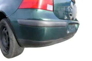 VW Golf 4 Limousine Stoßstange hinten Heckstoßstange Stoßfänger grün LC6M - Bild 2