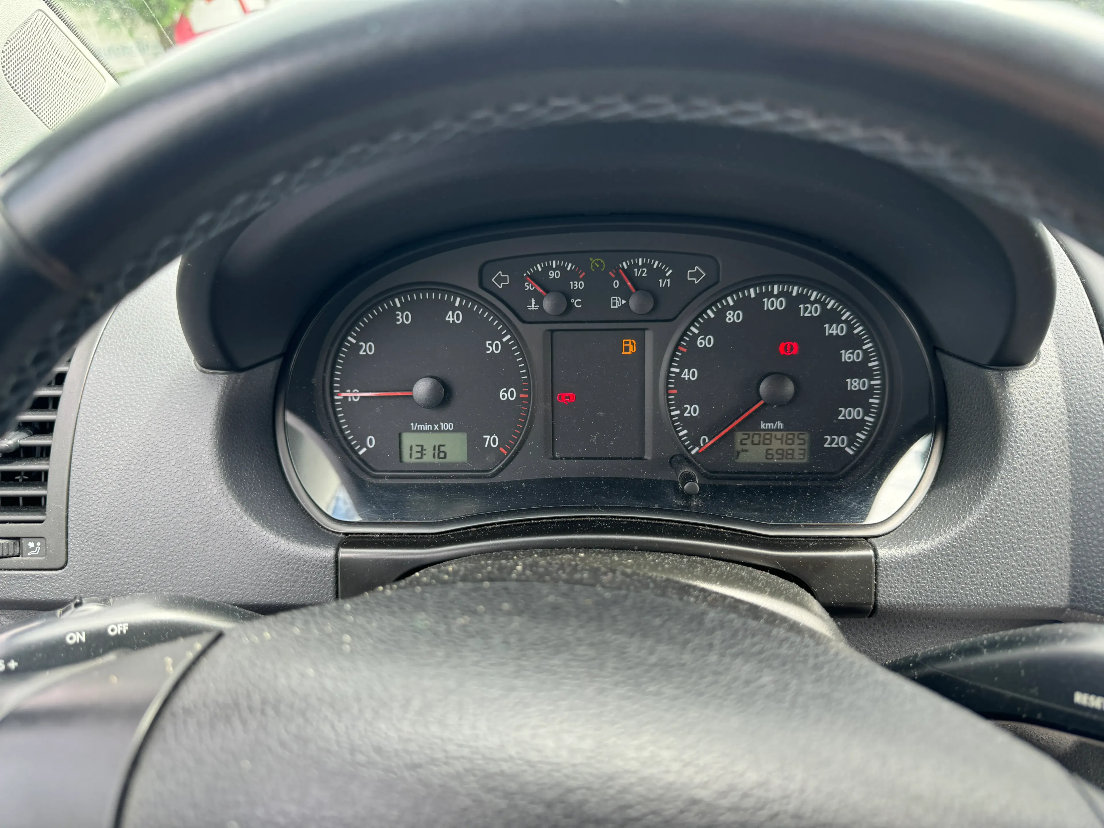 Polo 9N Tacho Tachometer Kombiinstrument ca. 208.000km 6Q0920823R 1,4 55kw 75PS - Bild 1