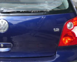 VW Polo 9N3 9N Heckklappe Kofferraumklappe Klappe blau LB5N ohne Anbauteile - Bild 2