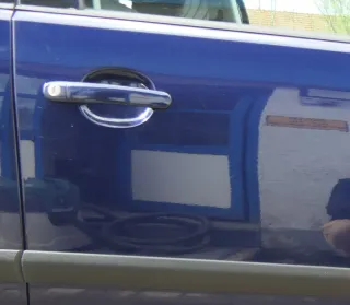 VW Polo 9N 9N3 Tür vorne rechts Beifahrertür 4/5-Türer blau LB5N ohneAnba - Bild 2