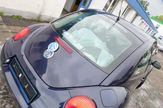 VW New Beetle 1C 9C Heckklappe mit Scheibe Klappe hinten blau LG5T (ohneSchlo - Bild 3
