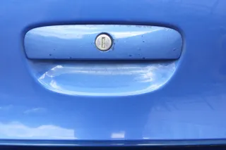 VW Polo 9N3 9N Heckklappe Kofferraumklappe Klappe blau LA5M -ohne Anbauteile - Bild 7