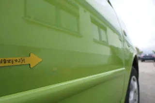 VW Lupo Seat Arosa Tür vorne rechts Beifahrertür grün LR6A (für elektr.Fenst - Bild 4
