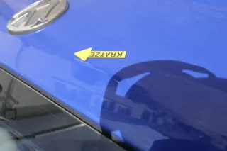 VW Lupo 6X Heckklappe Klappe Kofferraumklappe Scheibe blau LW5Z ohneAnbautei - Bild 5