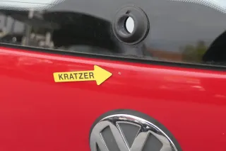 VW Lupo 6X Heckklappe hinten Klappe Kofferraumklappe Scheibe rot LY3D Scheibe - Bild 4