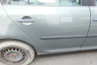VW Golf 5 V 1K Tür nur Türblatt hinten rechts 4/5-Türer grau blau LA6Q sagagreen - Bild 1