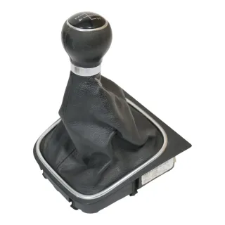 Golf 5 Schaltknauf Schaltsack Schaltung Schaltknüppel Leder 5-Gang 1K0711113BJ - Bild 1