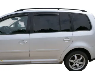 VW Touran 1T 1T3 Tür hinten links silber LA7W - ohne Anbauteile - Bild 1