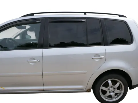 VW Touran 1T 1T3 Tür hinten links silber LA7W - ohne Anbauteile