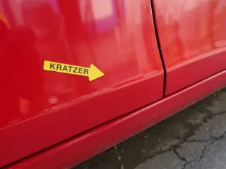 Skoda Fabia 5J Limousine Tür hinten rechts rot LF3K - ohne Anbauteile - Bild 8