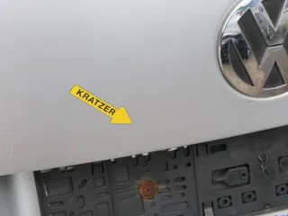 VW Touran 1T Heckklappe Kofferraumklappe hinten silber LA7W mit Scheibe - Bild 5