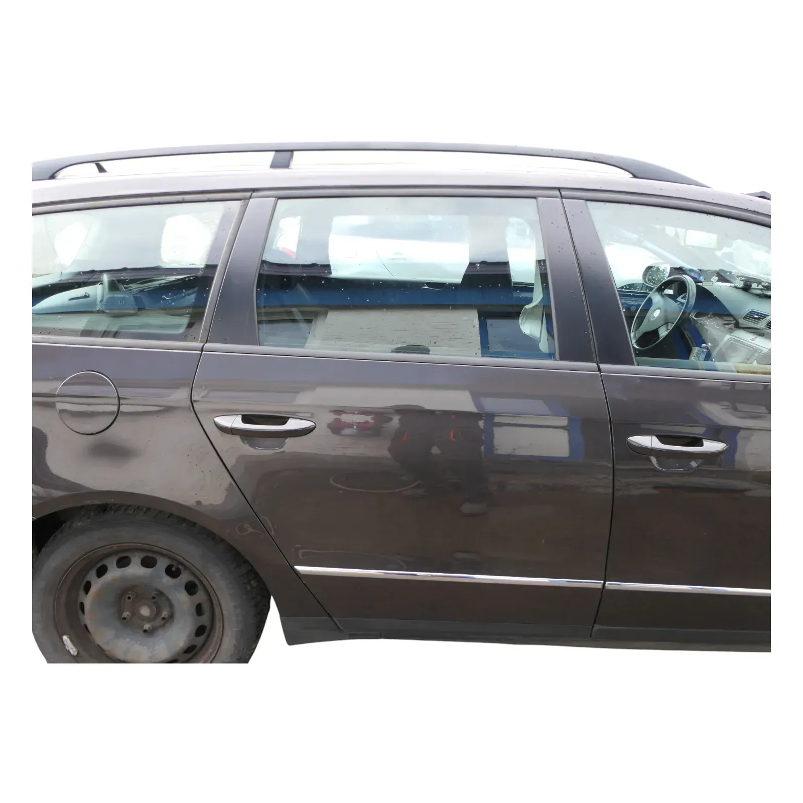 VW Passat 3C Kombi Variant Tür hinten rechts braun LC8Z - ohneAnbauteile - Bild 1