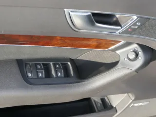 1x A6 4F Türverkleidung Verkleidung Tür vorne links schwarz Leder - Bose - Bild 2