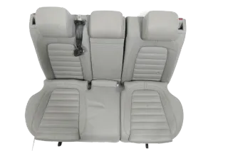 VW Passat 3C Kombi Sitz Rückbank Rücksitzbank Sitze Leder Lehne Ski classic grau - Bild 1