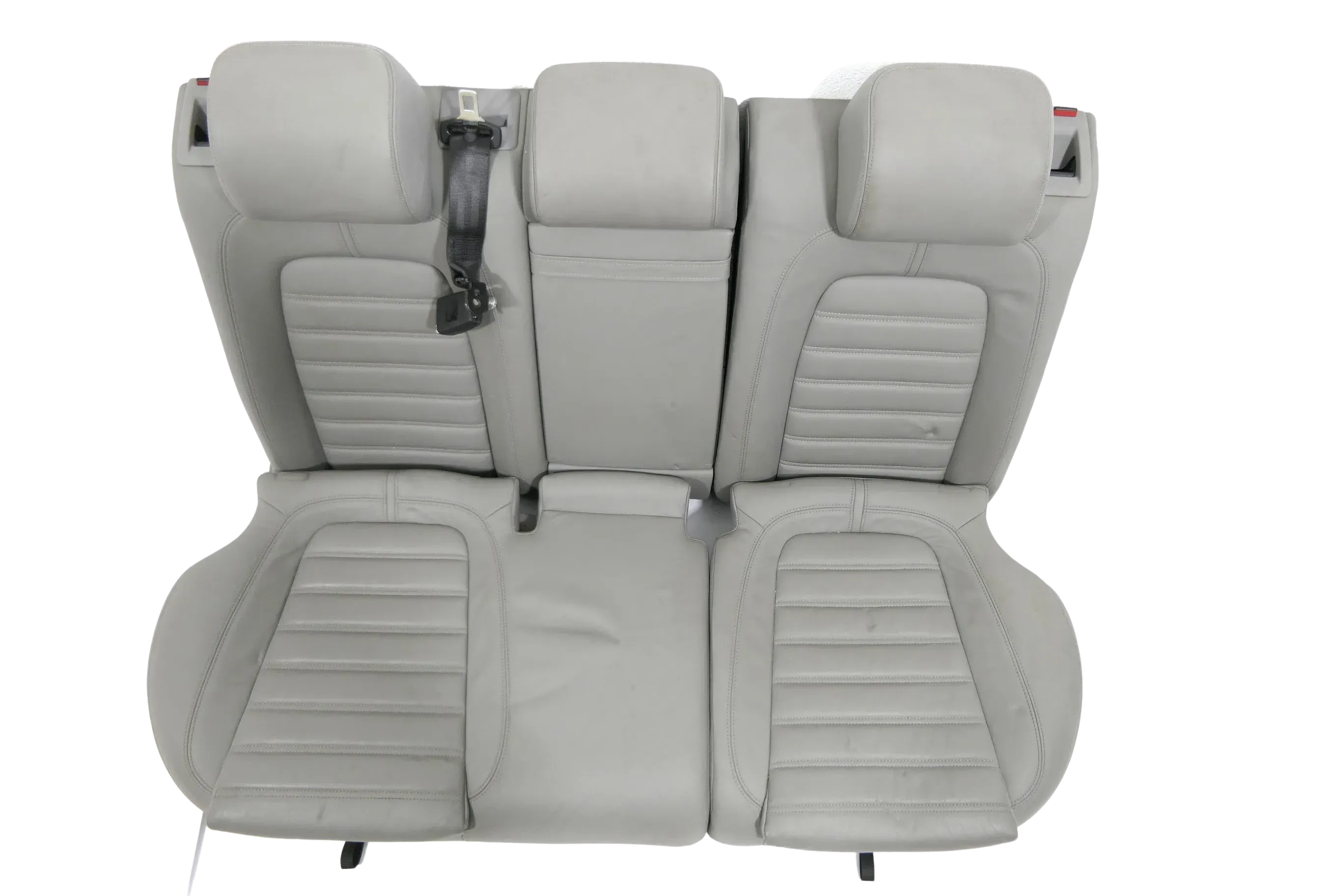VW Passat 3C Kombi Sitz Rückbank Rücksitzbank Sitze Leder Lehne Ski classic grau - Bild 1