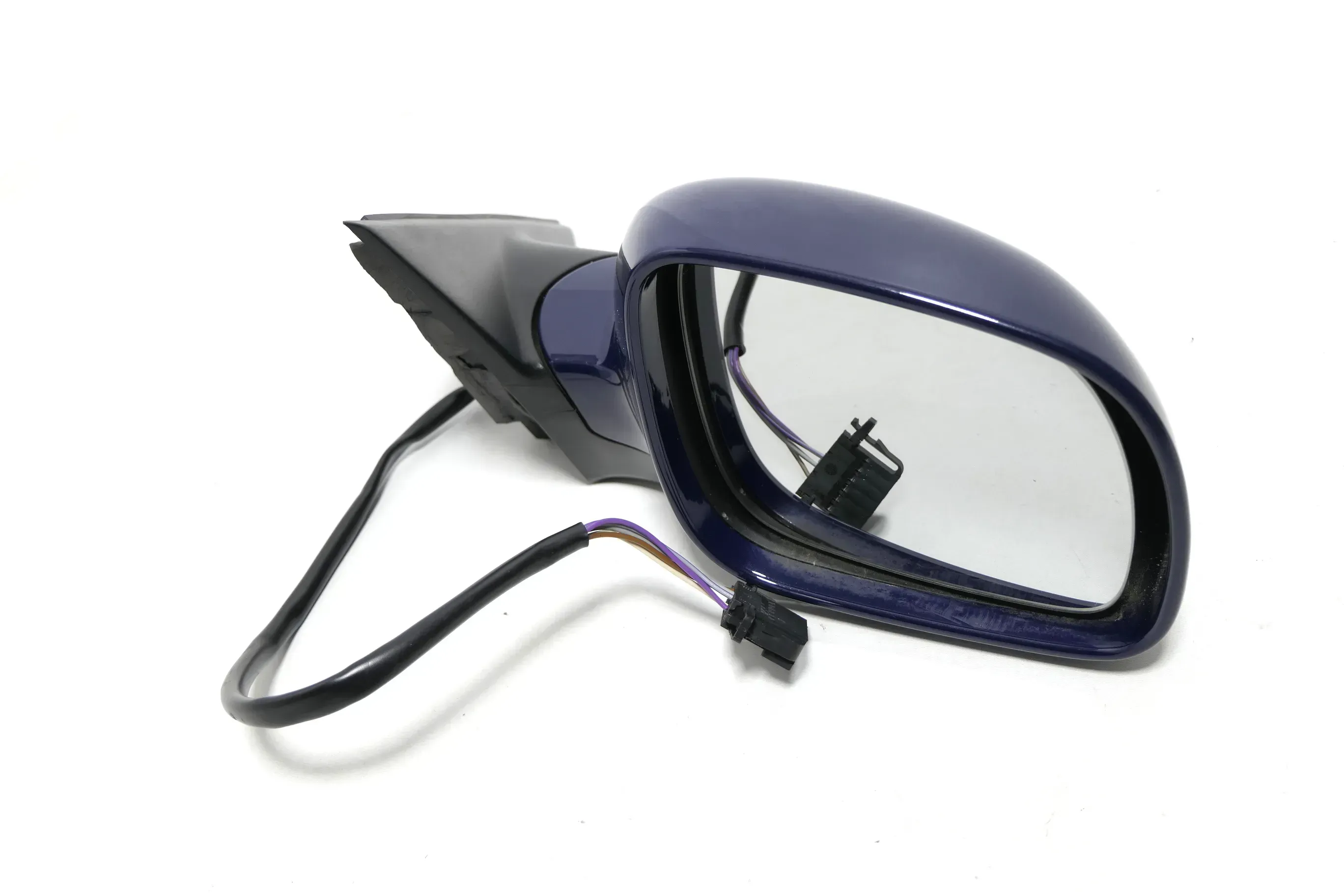 VW Passat 3B 3BG elektrischer Spiegel Außenspiegel rechts Glas blau dunkelblau - Bild 1
