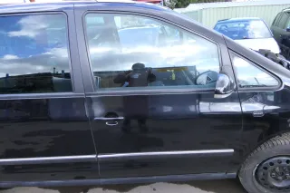 VW Sharan 7M Ford Galaxy Tür rechts vorne Beifahrertür schwarz LC9X ab2000 Facel - Bild 1