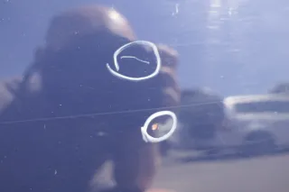 VW Golf 4 Bora Tür hinten rechts nur Kombi / Variant blau LA5G - Bild 2