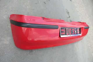 VW Polo 6N2 Stoßstange hinten Heckstoßstange Stoßfänger rot LP3G - Bild 6
