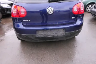 VW Golf 5 1K Limousine Stoßstange hinte Heckstoßstange Stoßfänger blau LD5Q - Bild 1