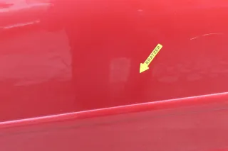 VW Golf Plus 5M Türblatt Tür vorne links Fahrertür rot LA3X  -Türblatt +Rahmen - Bild 9